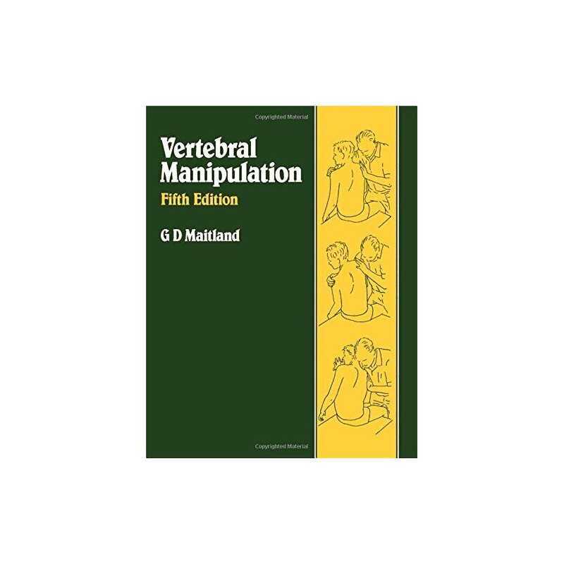 Vertebral Manipulation by Maitland, G.D. Paperback Book