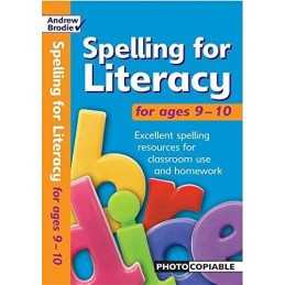 Spelling for Literacy for ages 9-10 by Andrew Brodie Paperback Book