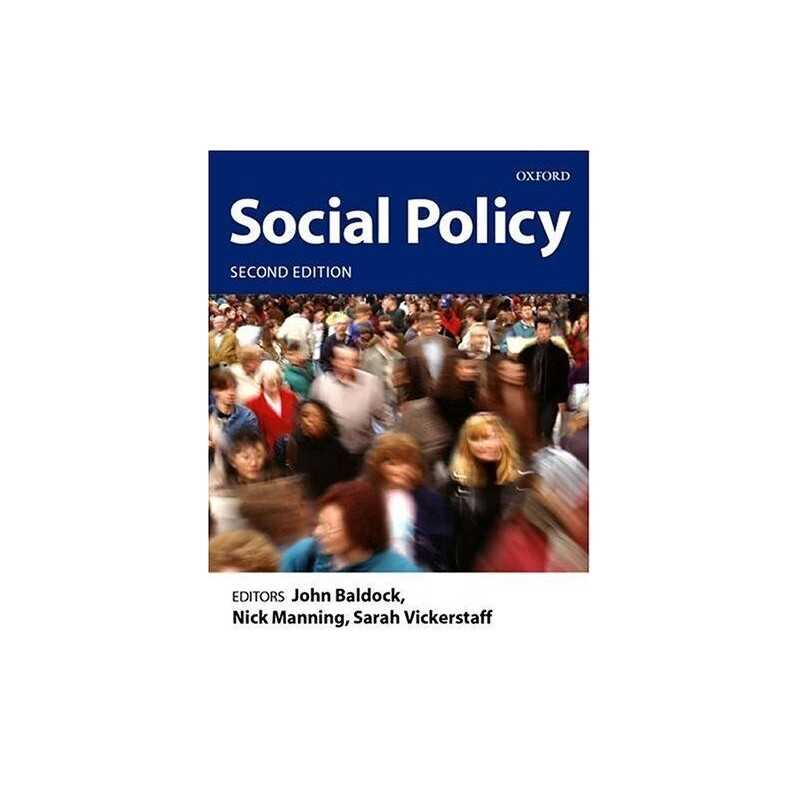 Social Policy Paperback Book