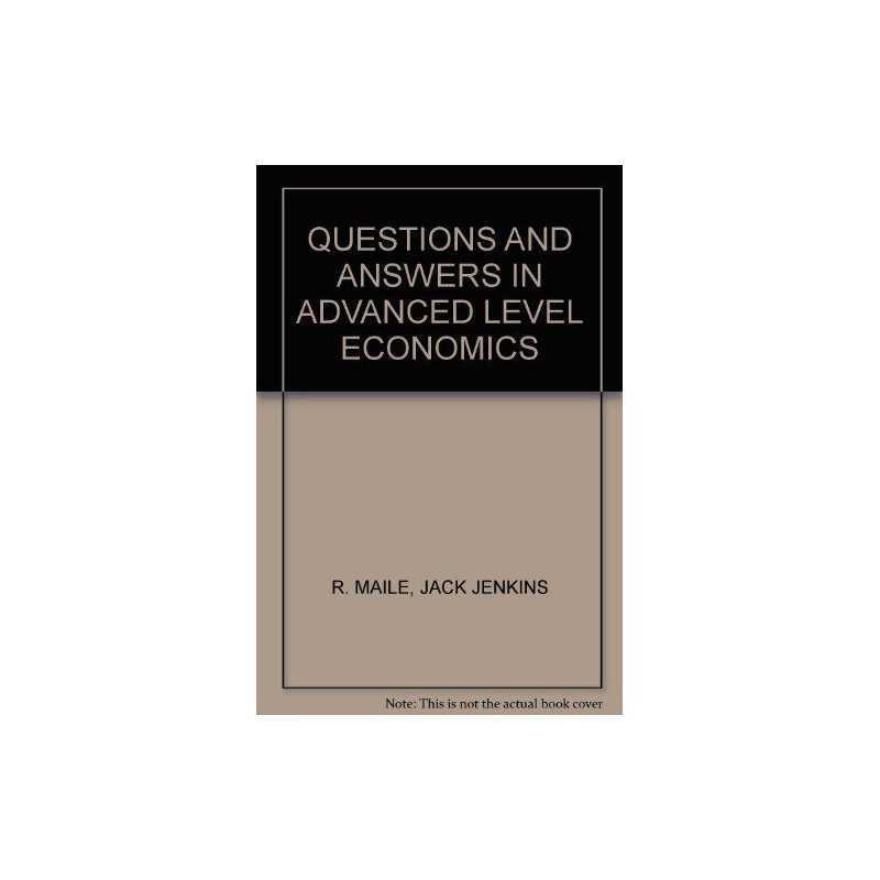 Questions and Answers in Advanced Level Economics by Jenkins, Jack Paperback The