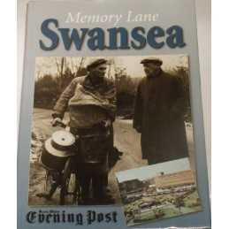 Memory Lane Swansea by South Wales Evening  Hardback Book  Fast