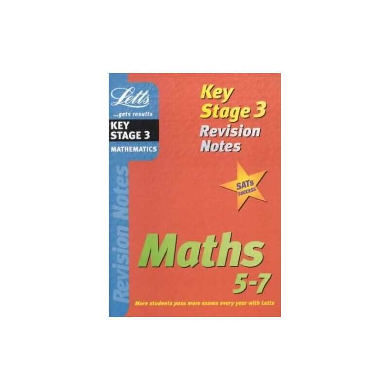 Key Stage 3 Maths: Revision Notes Levels 5-7 (Revise National ... Paperback Book