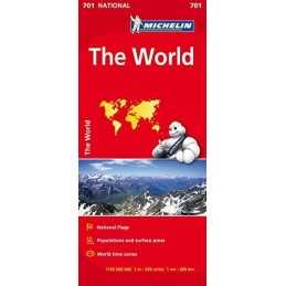 The World - Michelin National Map 701: Map (Michelin National Maps) by Michelin