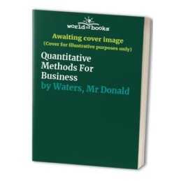 Quantitative Methods For Business, Waters, Mr Donald
