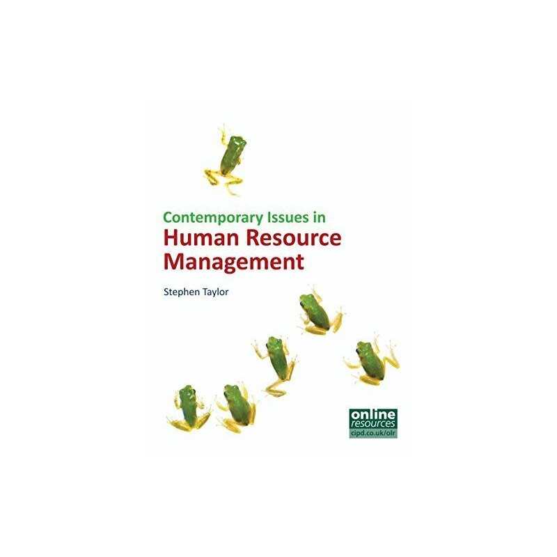 Contemporary Issues in Human Resource Management by Taylor, Stephen Book The