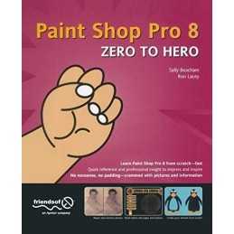 Paint Shop Pro 8 Zero to Hero by Beachman, Lacey Paperback Book  Fast