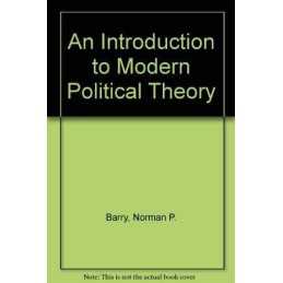 An Introduction to Modern Political Theory by Barry, Norman P. Paperback Book