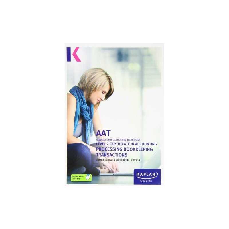 Processing Bookkeeping Transaction - Combined Text and W... by Kaplan Publishing