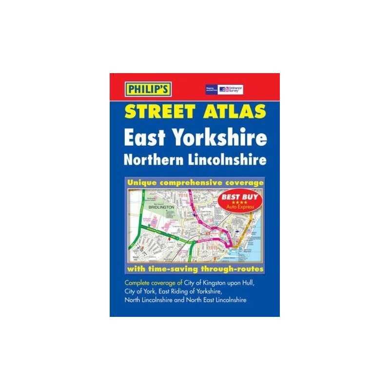 Philips Street Atlas East Yorkshire: Pocket (Ph... by Philips Sheet map, folded
