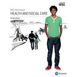BTEC Tech Award Health and Social Care Student Book by Baker Book  Fast