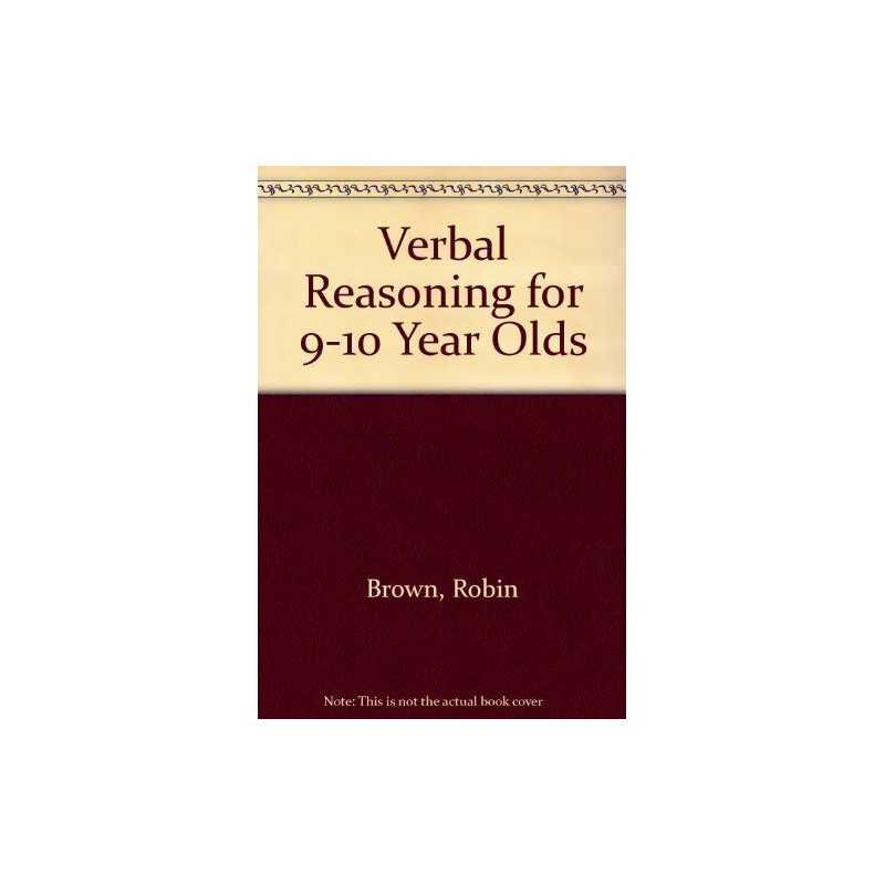 Verbal Reasoning for 9-10 Year Olds by Brown, Robin Paperback Book