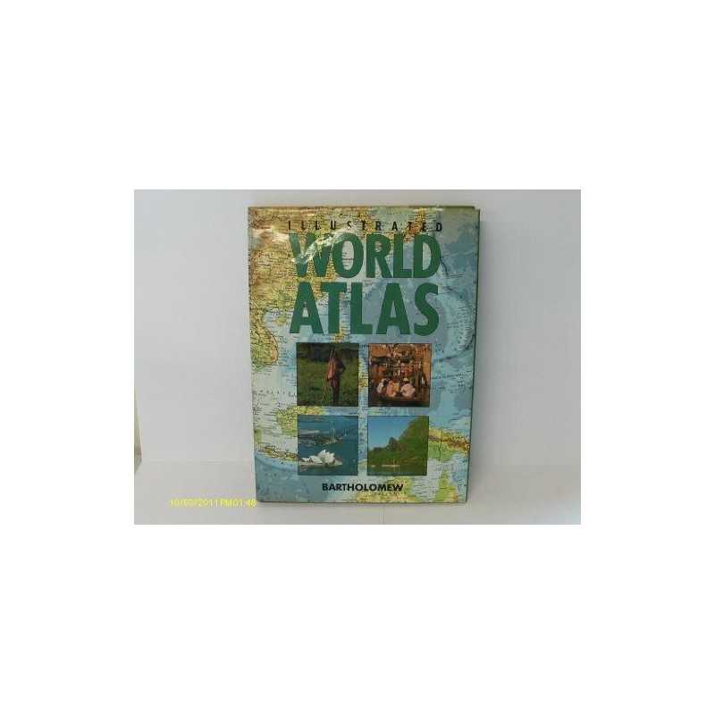Illustrated World Atlas by John Bartholomew and Son Hardback Book  Fast
