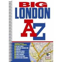Big London Street Atlas Spiral bound Book