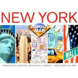 New York (USA PopOut Maps S.) by Compass Maps Sheet map Book