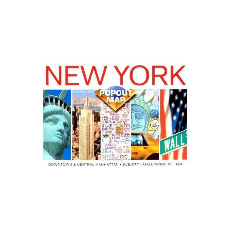 New York (USA PopOut Maps S.) by Compass Maps Sheet map Book