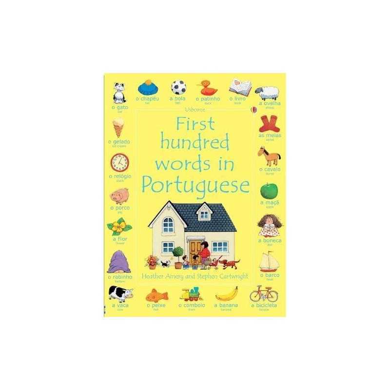 First Hundred Words in Portuguese (Usborne First H... by Heather Amery Paperback