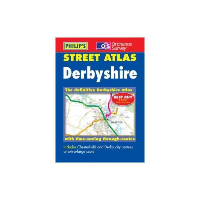 Philips Street Atlas Derbyshire