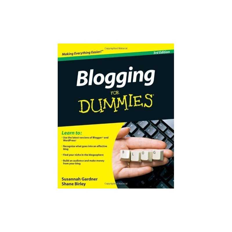 Blogging For Dummies by Birley, Shane Paperback Book