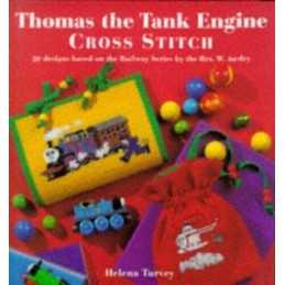 Thomas the Tank Engine Cross Stitch (20 designs bas... by Helena Turvey Hardback