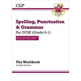 Spelling, Punctuation and Grammar for Grade 9-1 GCSE Workbook (... by Books, Cgp