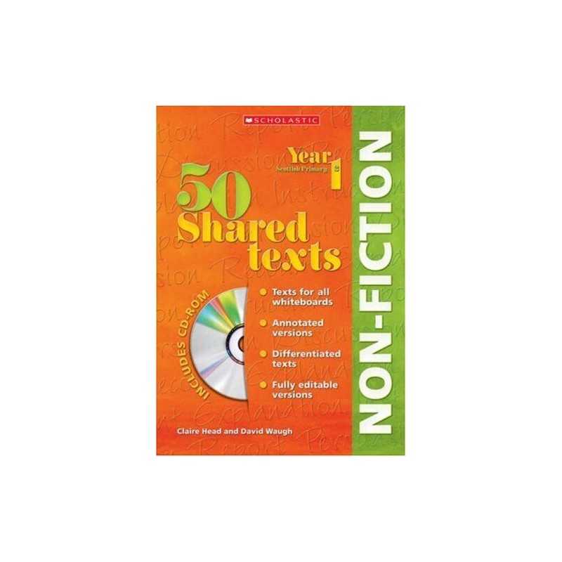 50 Shared Texts Non Fiction for Year 01 with CD Rom... by Head, Claire Paperback