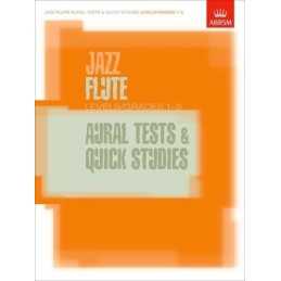 Jazz Flute Aural Tests and Quick Studies Levels/Grades 1... by Abrsm Sheet music