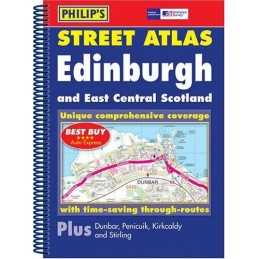 Philips Street Atlas Edinburgh and East Central Scot... by Philips Spiral bound