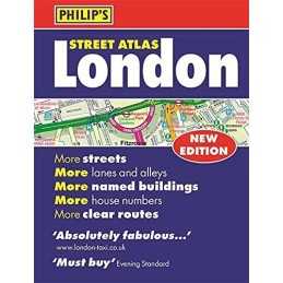 Philips Street Atlas London: Mini Paperback Edition by Philips Maps Book The