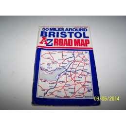 Fifty Miles Around Bristol (A-Z 3 M... by Geographers A-Z Map Sheet map, folded