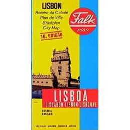 Lisbon by Kartogr Afiai V Allalat Sheet map, folded Book