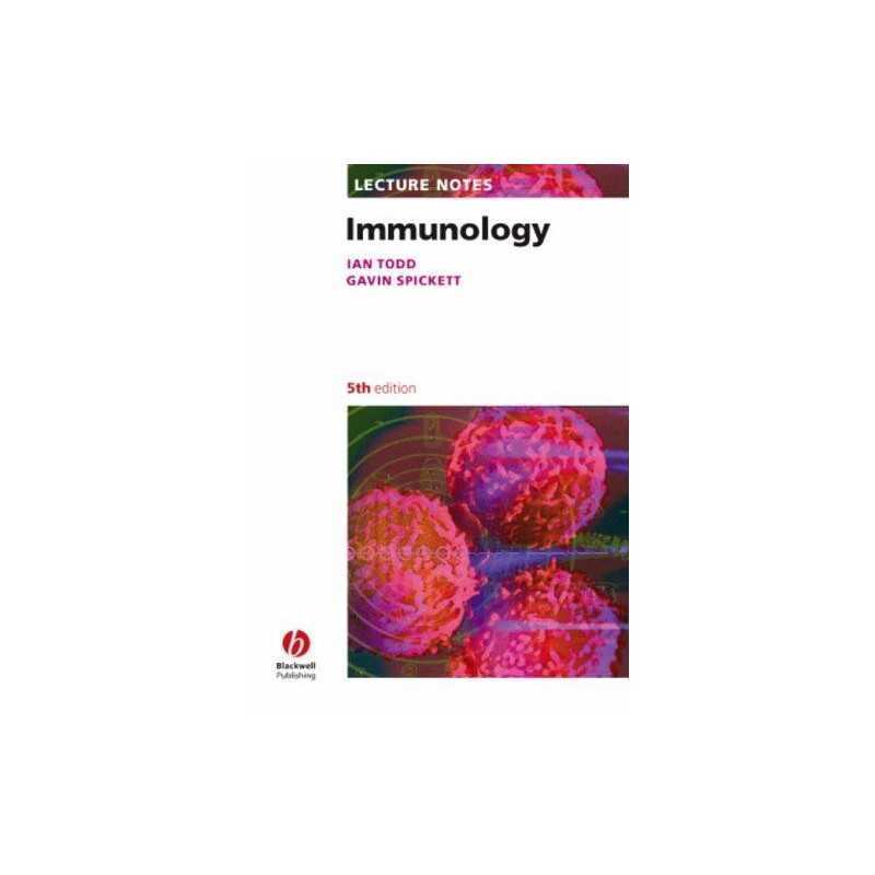 Lecture Notes: Immunology by Spickett, Gavin Paperback Book