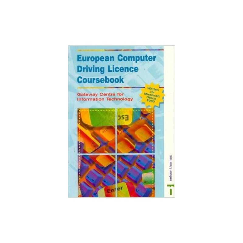 European Computer Driving Licence Coursebook by Gateway Computer Servi Paperback