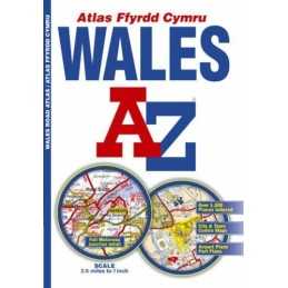 Wales Regional Road Atlas by Geographers A-Z Map Company Paperback Book The