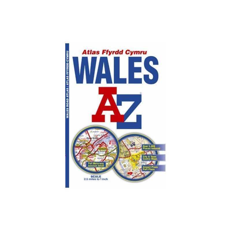 Wales Regional Road Atlas by Geographers A-Z Map Company Paperback Book The