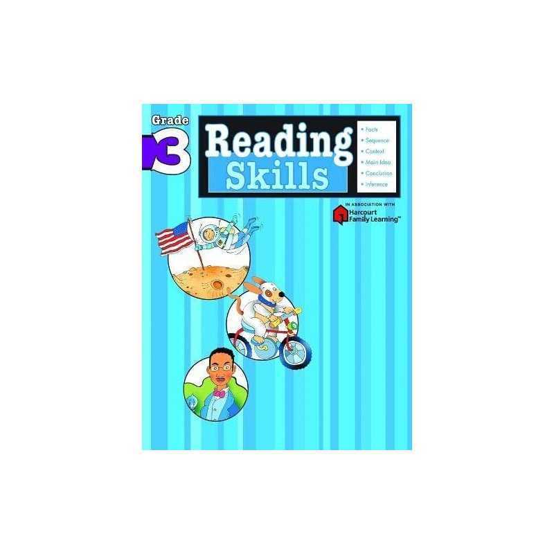 Reading Skills: Grade 3 (Flash Kids Harcourt Family Lea... by Flash Kids Editors