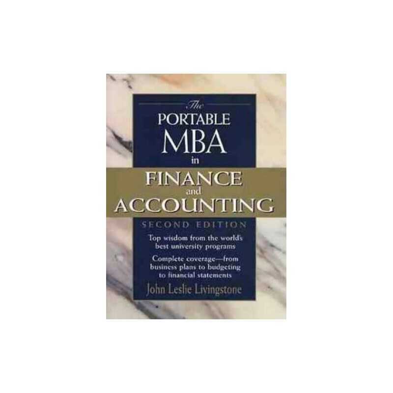 The Portable MBA in Finance and Accounting (The Portable MBA Se... Hardback Book
