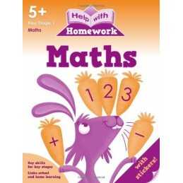 Help With Homework 5+: Maths by Nina Filipek Paperback Book