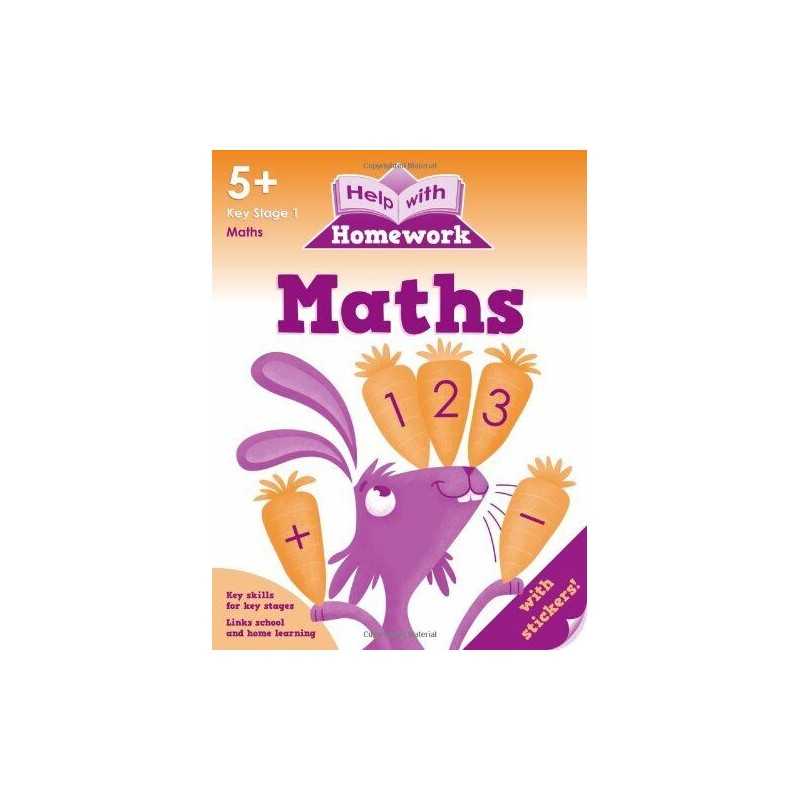 Help With Homework 5+: Maths by Nina Filipek Paperback Book
