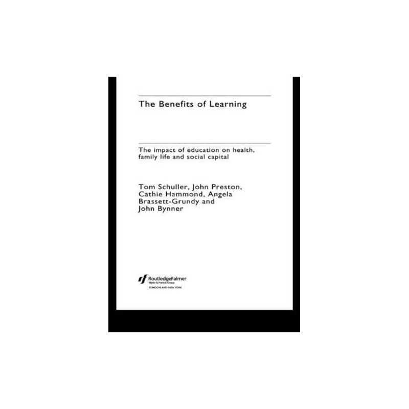 The Benefits of Learning: The Impact ..., Schuller, Tom