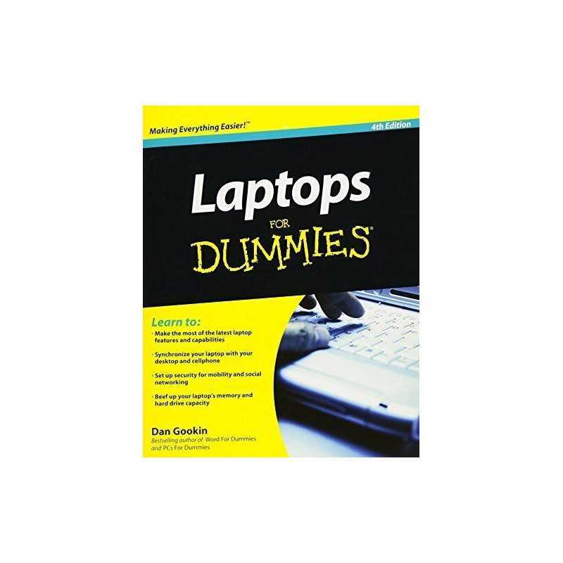 Laptops For Dummies by Gookin, Dan Paperback Book