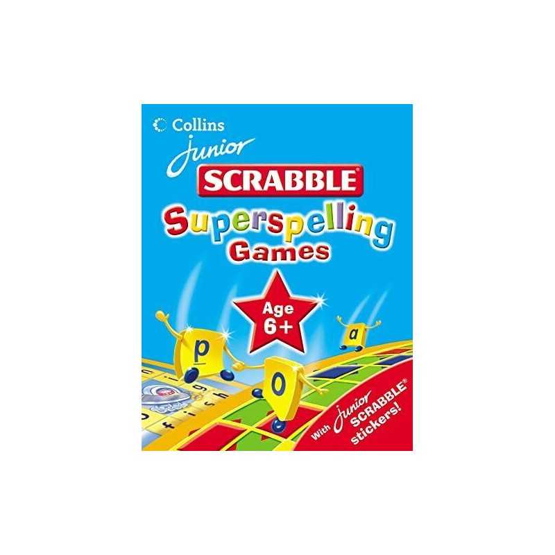 Junior Scrabble - Superspelling Games 6 Plus by David, James Paperback Book The