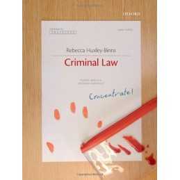 Criminal Law Concentrate by Huxley-Binns, Rebecca Paperback Book  Fast
