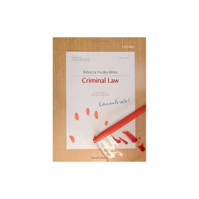 Criminal Law Concentrate by Huxley-Binns, Rebecca Paperback Book  Fast