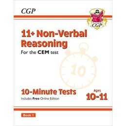 11+ CEM 10-Minute Tests: Non-Verbal Reaso..., CGP Books