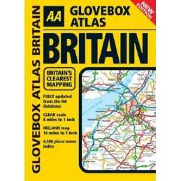 AA Glovebox Atlas Britain (Road Atlas) Spiral bound Book