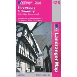 Shrewsbury and Oswestry (OS Landranger M... by Ordnance Survey Sheet map, folded