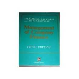Management of Company Finance (The Chapman & Hall S... by Wilkes, F.M. Paperback