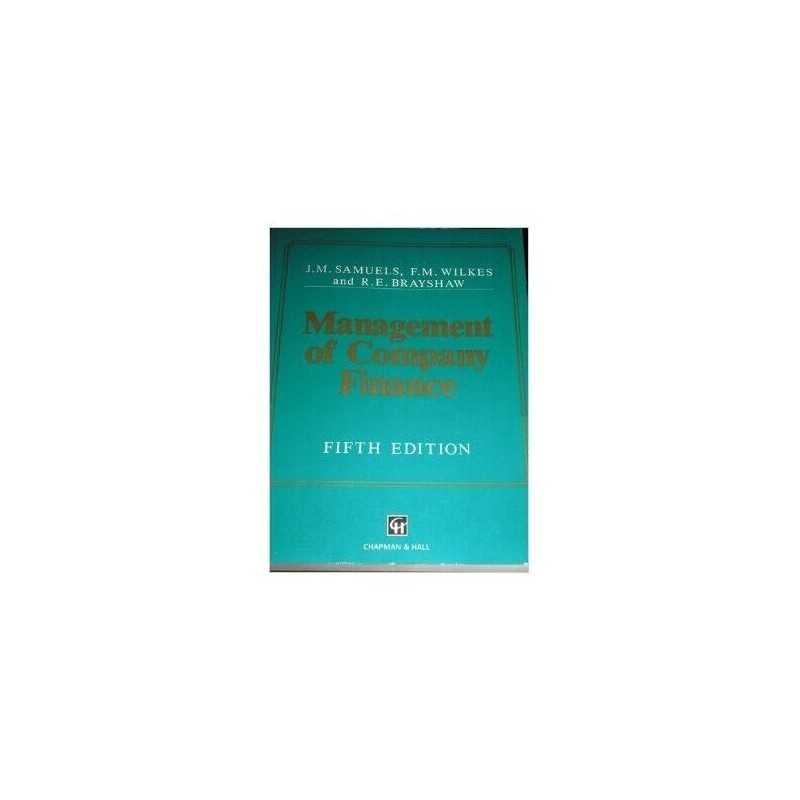 Management of Company Finance (The Chapman & Hall S... by Wilkes, F.M. Paperback