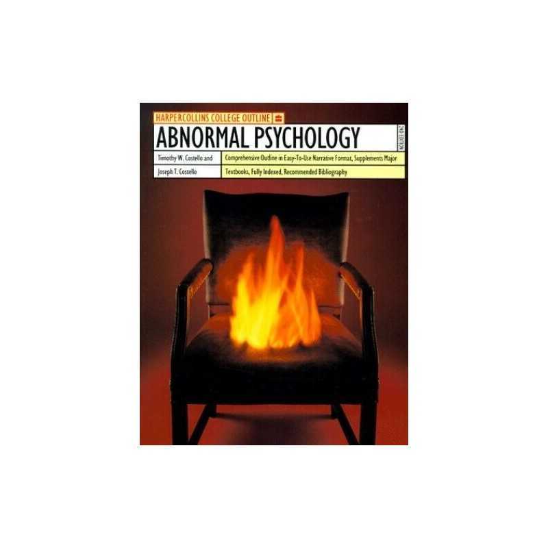Abnormal Psychology (Outline S.), Costello, Joseph