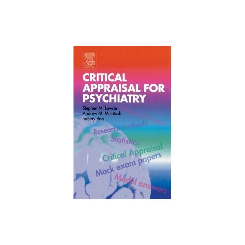 Critical Appraisal for Psychiatrists (MRCPsy ... by Lawrie, Stephen M. Paperback